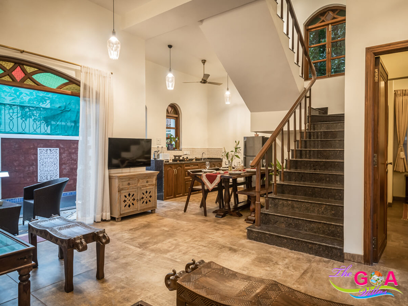 5 bedroom villa in Candolim for rent